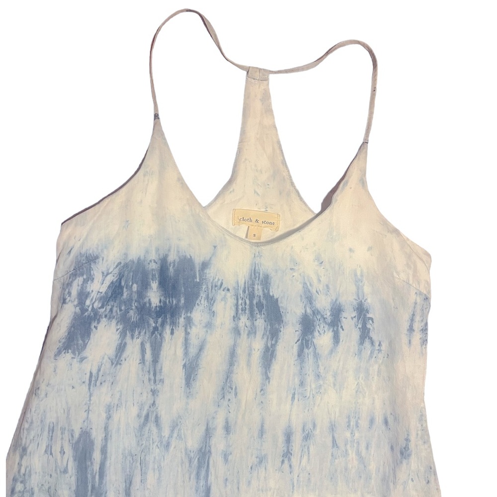 CLOTH & STONE RACERBACK TIE DYE DRESS - Picture 5 of 9